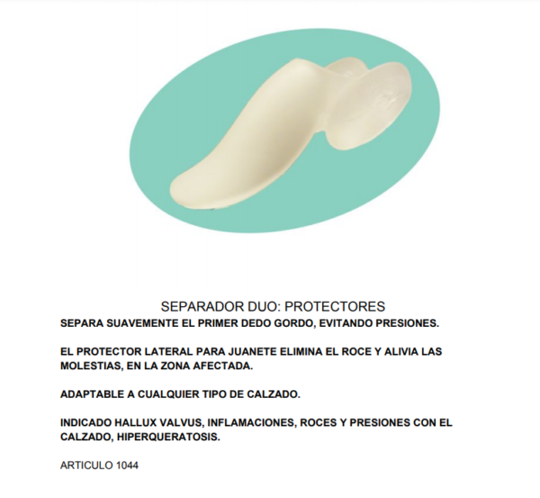 FLY SEPARADOR C/PROTEC HALLUX VALGUS X 2