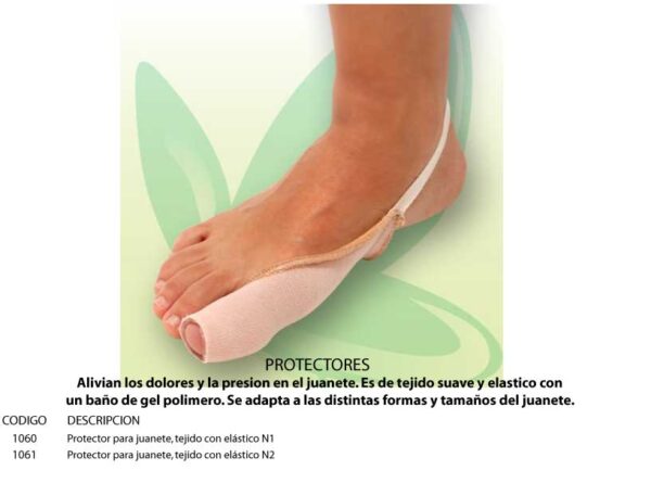 FLY PROT.JUANETE GEL PURO CON TEJIDO N°2