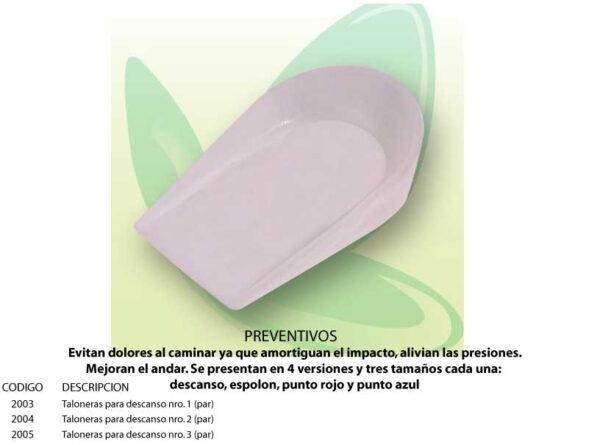 FLY TALONERA GEL P/DESCANSO Nº 1