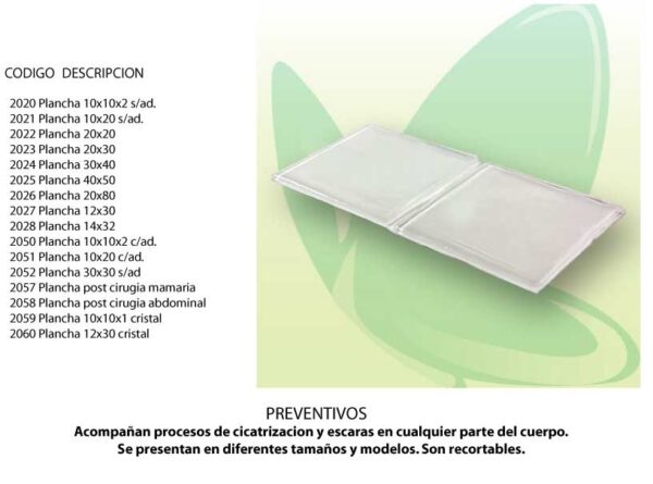FLY PLANCHA DE GEL 20 X 20 X 1