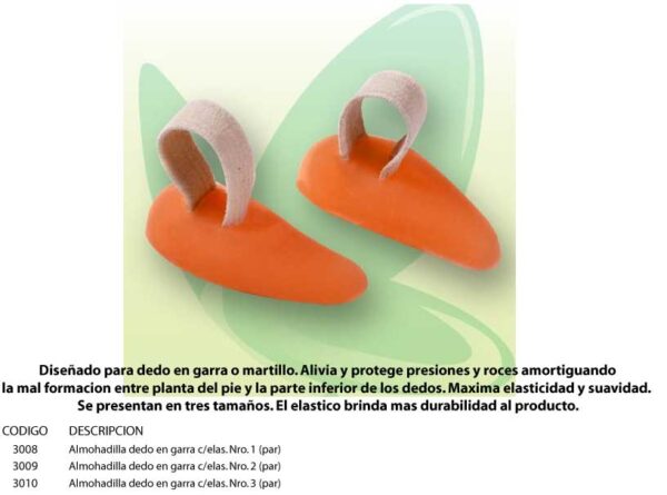 FLY ALMOHAD.DEDO GARRA CON ELASTICO Nº2