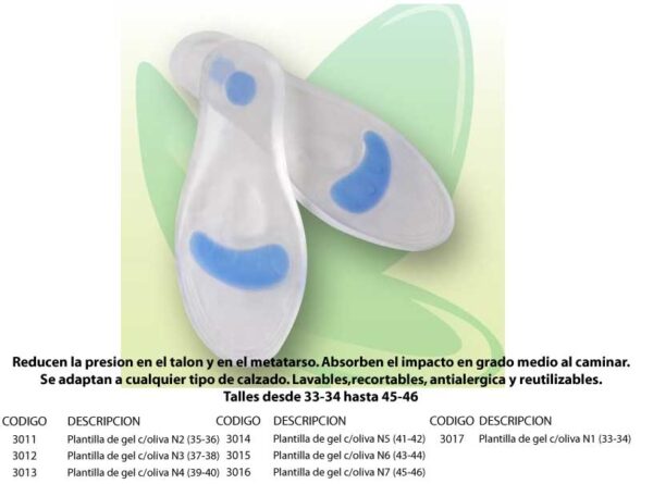 FLY PLANTILLA CON OLIVA (39-40)3013 N°4 (*)