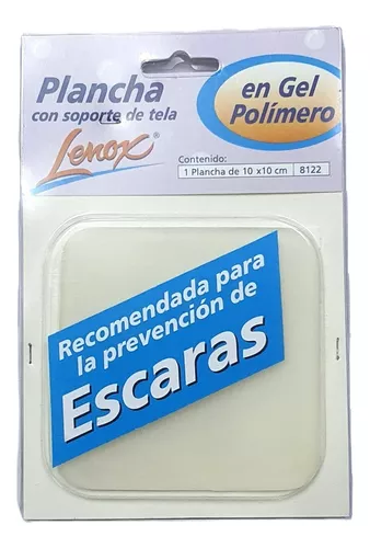 PLANCHA GEL PREVENCION ESCARAS 10 X10 X 1