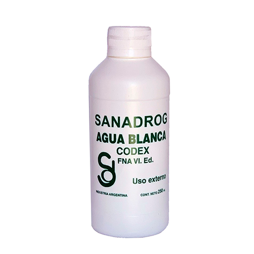 AGUA BLANCA X 250 CC SANADROG LIQUIDA (#)