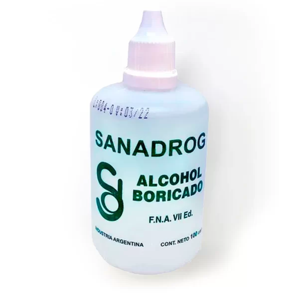 ALCOHOL BORICADO X 100 CC SANADROG (#)