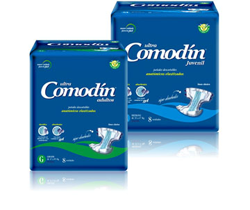 PAÑAL ANATOMICO EX.GDE X 8 COMODIN (*)