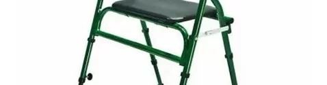 ANDADOR TIJERA C/ ASIENTO CUERINA Y RUEDAS A30 (*)
