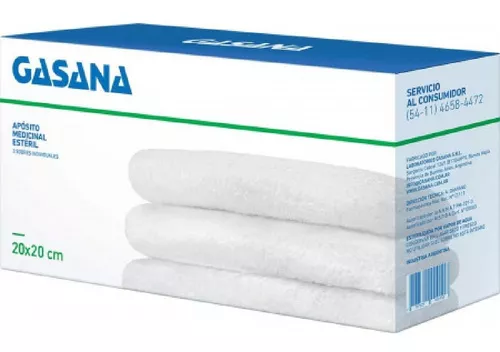 APOSITO QUIR. EST.GASANA 20 X 20 X 3 (#)
