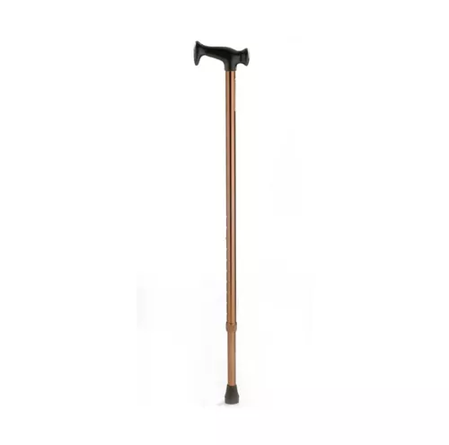 BASTON ALUMINIO REGULABLE MANGO T