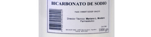 BICARBONATO SODIO X1000 GR DROGAL (*)