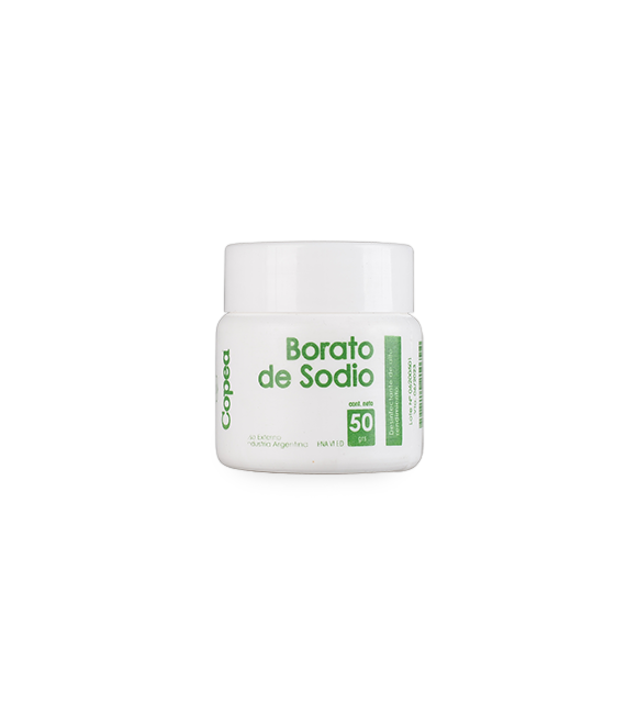 BORATO SODIO X 50 GR 3 POTE/COPEA (#)