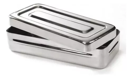 CAJA ACERO INOX. 20 X 10 X 04 CM© (*)