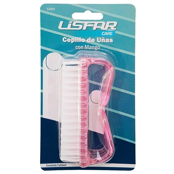 CEPILLO UÑAS SIMPLE LISFAR C/MANGO