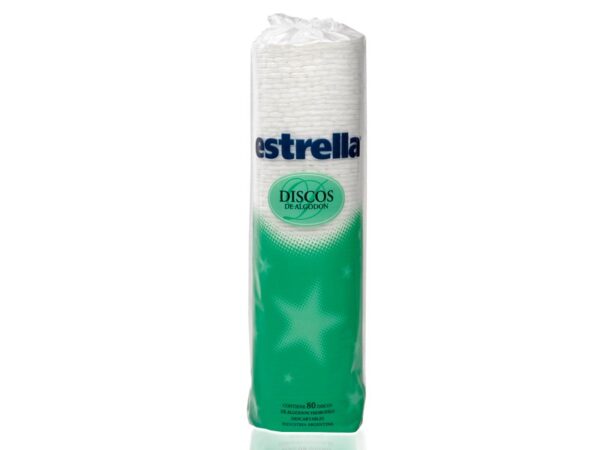 DISCOS DE ALGODÓN ESTRELLA X 80 UN (*)