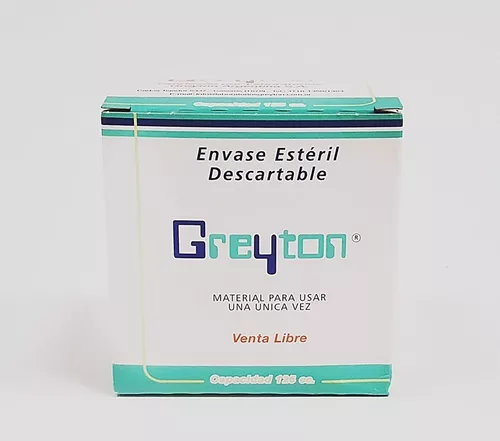 RECIPIENTE ESTERIL GREYTON CAJA 125 CC (#)