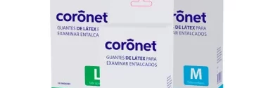 GTE. EXAM. LATEX CORONET CH X 10 (*)