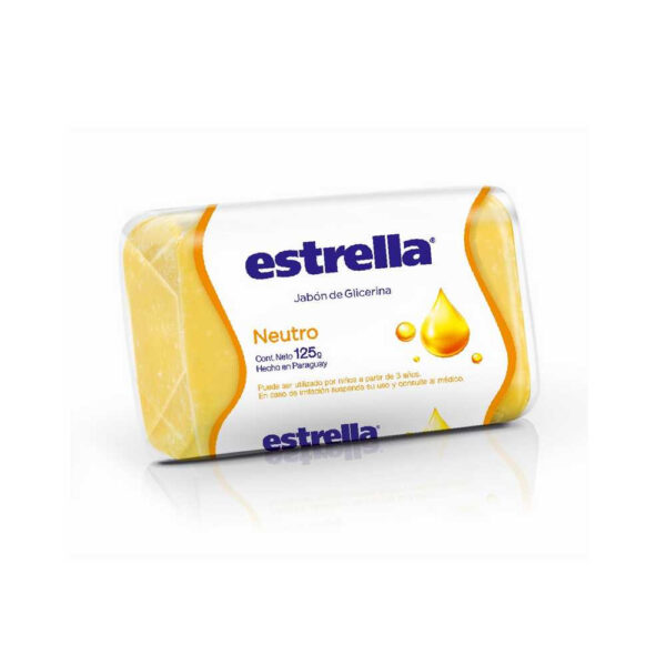 JABON GLIC.NEUTRO  X 125 GR ESTRELLA (*)