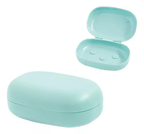 JABONERA PLASTICA CON BISAGRA