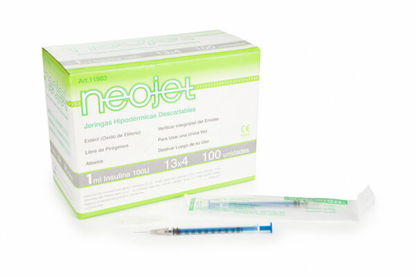 JERINGA DES. 3 CC 40/8 NEOJET (*)