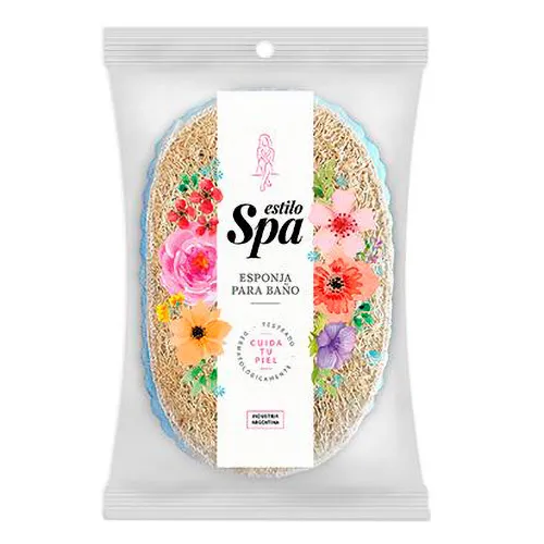 ESPONJA OVALADA CON VEGETAL SPA (#)