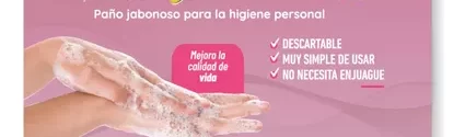 PAÑO JABONOSO MANZANILLA X 10 BAÑO FACIL