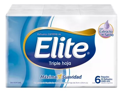 PAÑUELOS DESC.ELITE/CARILINA 6 X 10 (*)