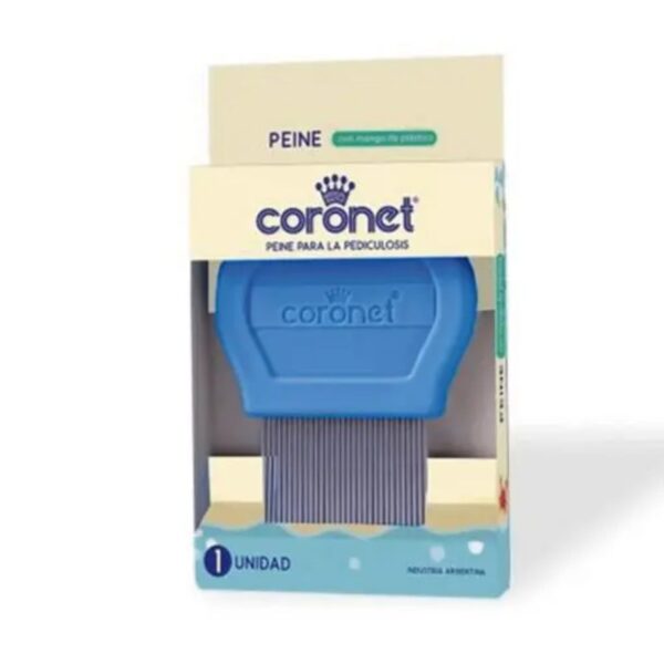 PEINE ACERO MANGO PLASTICO CORONET (*)