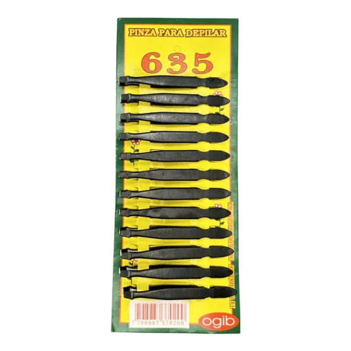 PINZA DEP. NEGRA " 635 " X 12