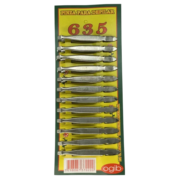 PINZA DEP. NIQUEL " 635 " X 12