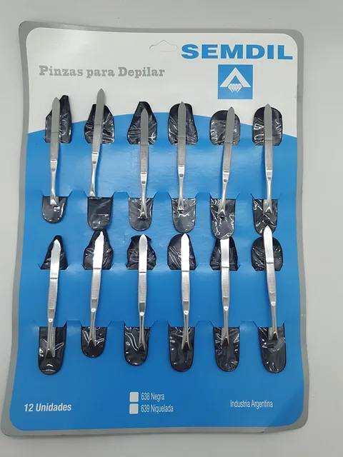 PINZA DEP. NIQUEL " 639 " SEMDIL X 12