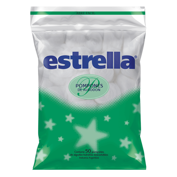 POMPONES ESTRELLAX 50 UN. (*)