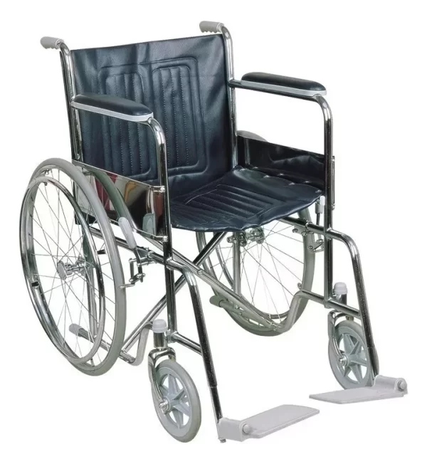 SILLA de RUEDAS apoyabrazos y pedanas fijas S3010© (*)