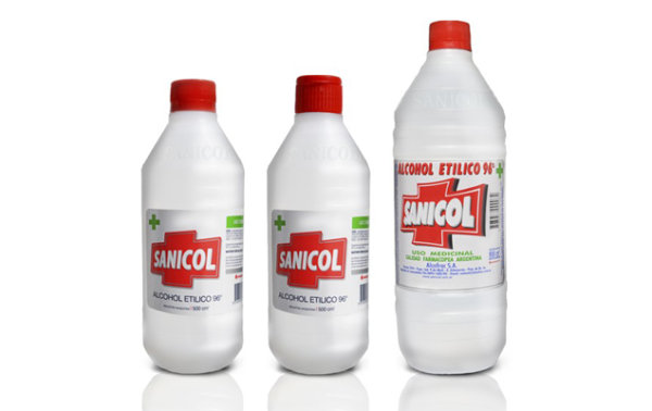 ALCOHOL ETILICO 96º SANICOL X 500 CC (*)