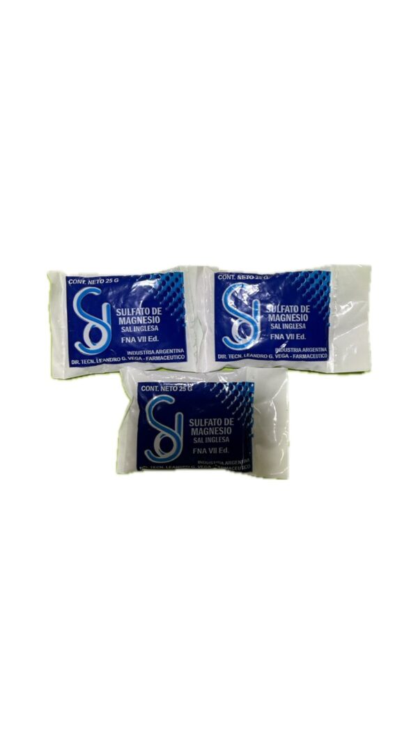 SULFATO MAGNESIO X 25 GR 3 DROGAL (#)