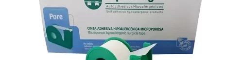 tela hipoalergic c rac TELA ADH.HIPO. C/R 1.25 X 9 EUROMIX