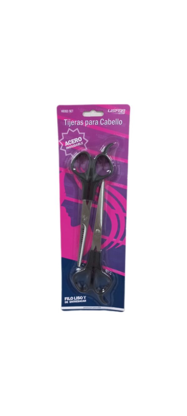 TIJERA PELUQUERIA PROFESIONAL X 2