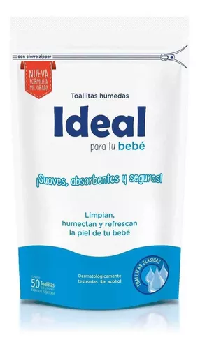 TOALLITA HUMEDA IDEAL CLASICAS X 50 UNI (*)