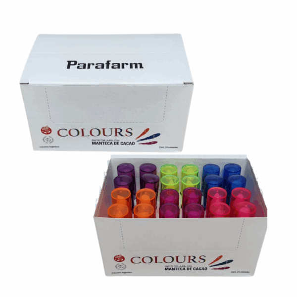 MANTECA DE CACAO COLOURS X 24 PARAFARM  (*)